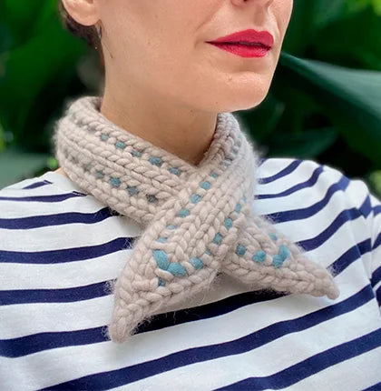 How to Knit a Keyhole Scarf: Step by Step