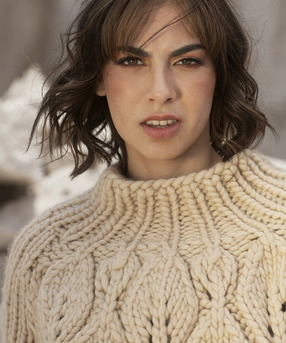 Falling Leaves Turtleneck
