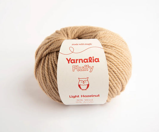 Fluffy Light Hazelnut