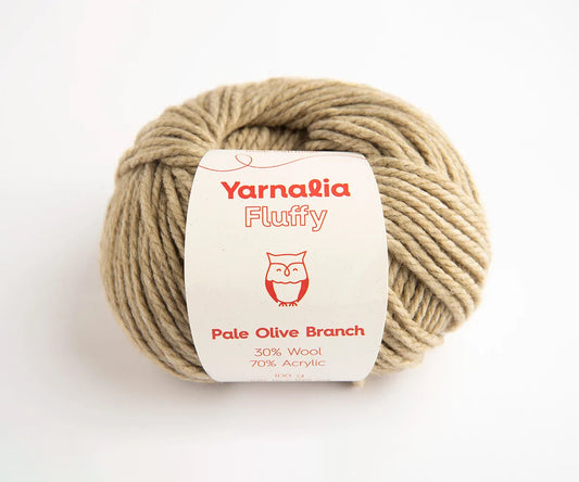 Fluffy Pale Olive Branch