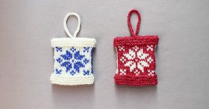 FAIR ISLE HANGING ORNAMENTS IN MARVEL